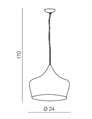 картинка Современные подвесные светильники Подвес Azzardo Orient LP6008 BK/GO AZ1406