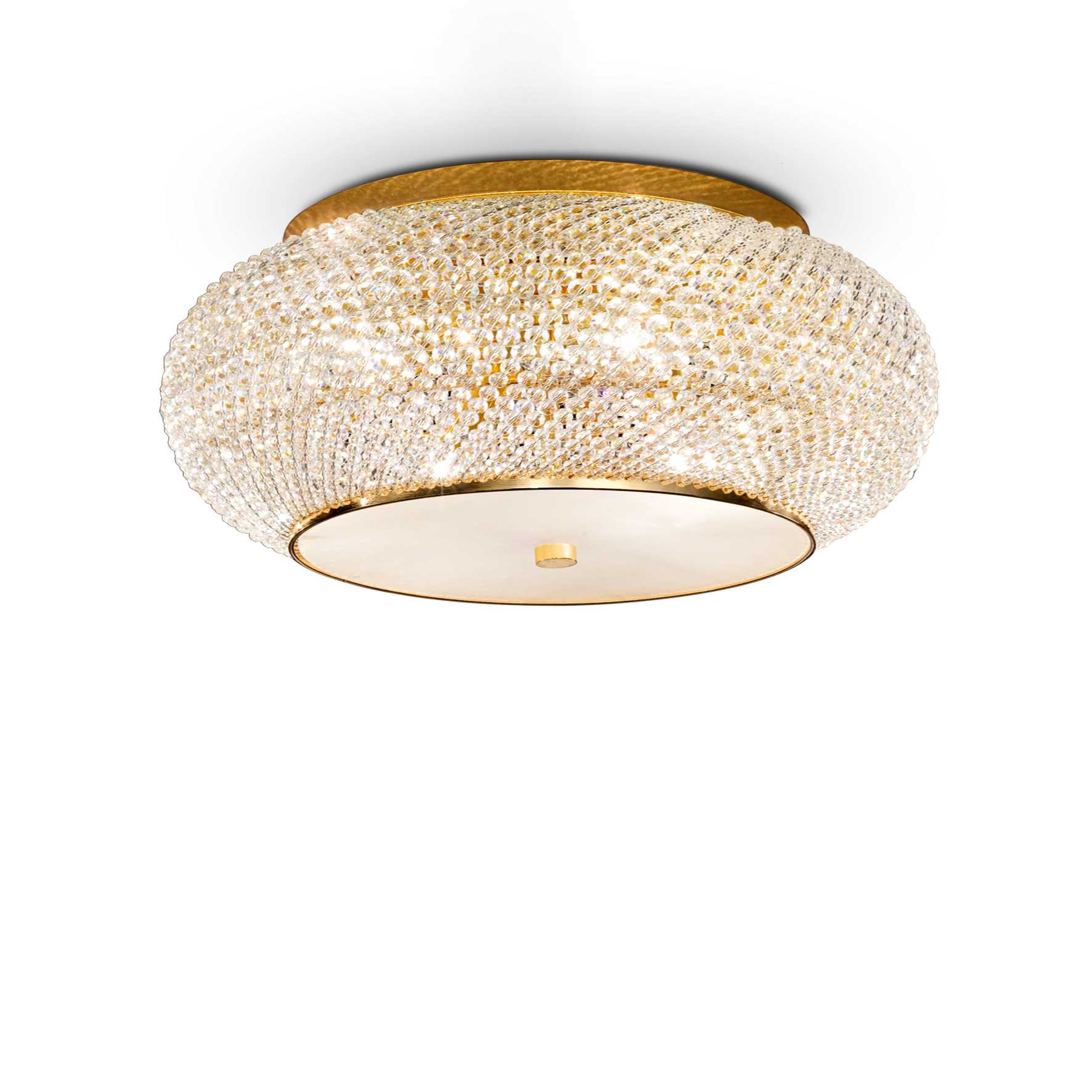картинка Припотолочные светильники Люстра припотолочная Ideal Lux PASHA PL10 ORO 100791