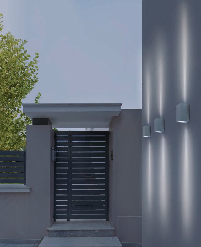 картинка Уличные настенные светильники Бра AZZARDO Rimini Square 2 IP54 AZ4314