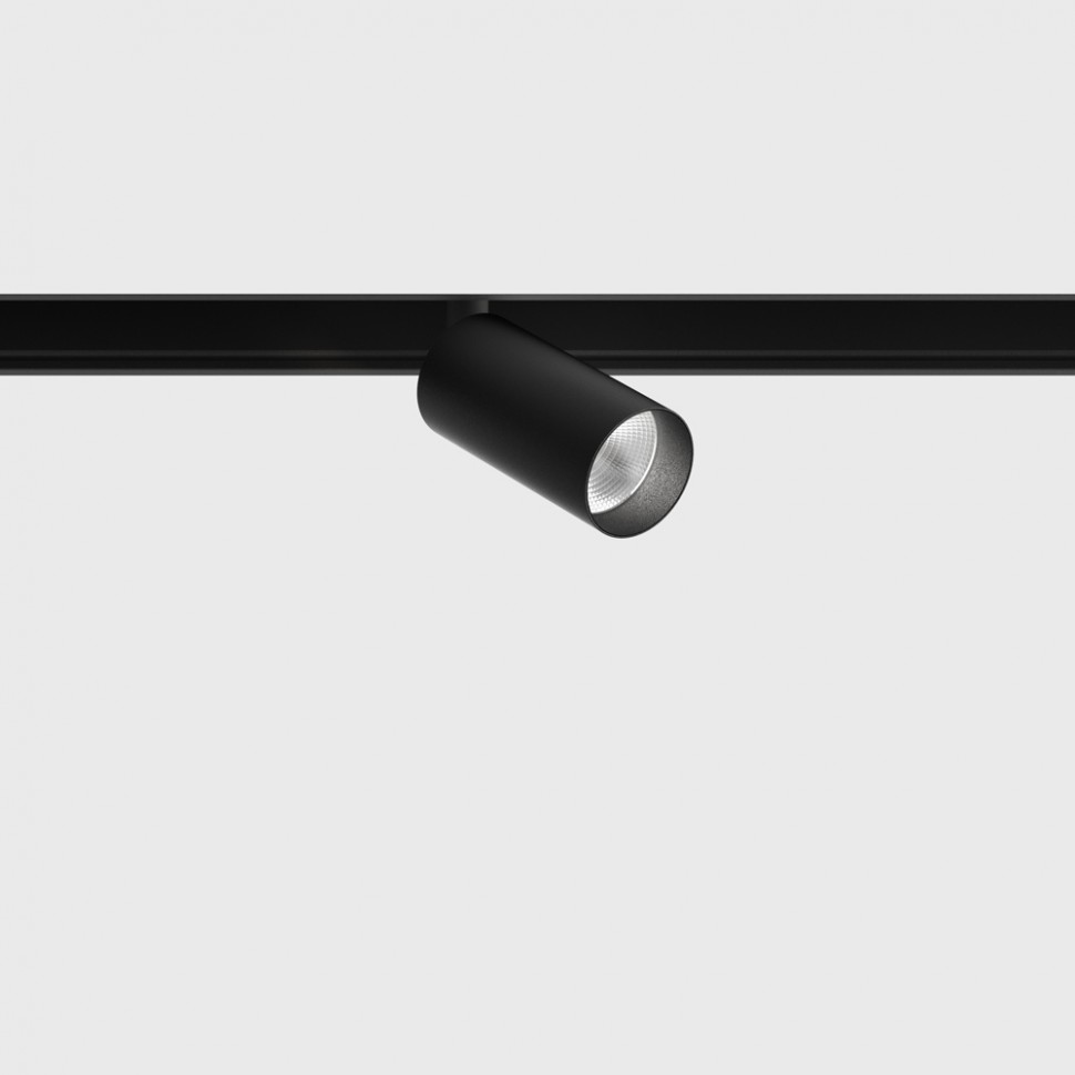 картинка Трековые светильники  Светильник трековый LTX IN_LINE TUB S A 60, D30mm, H60mm, LED 8W, 3000К, черный (06.0361.8.930.BK)
