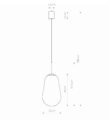 картинка Современные подвесные светильники Подвес Nowodvorski Pear M 8673