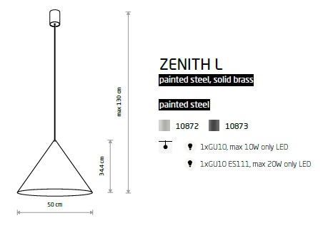 картинка Современные подвесные светильники Подвесной светильник Nowodvorski Zenith L 10872