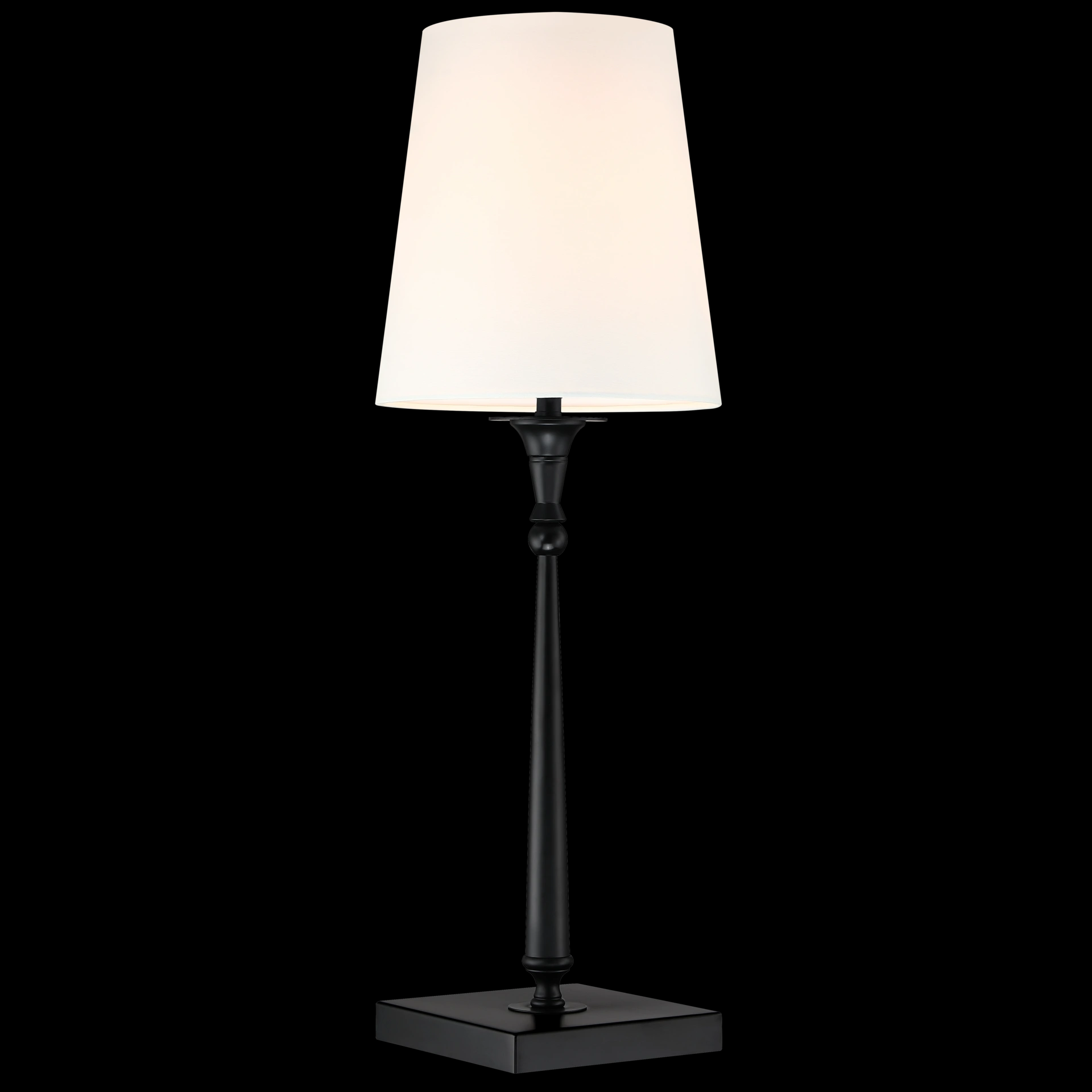 картинка Настольные лампы с абажуром Настольная лампа CosmoLight Austin T01241BK-WH