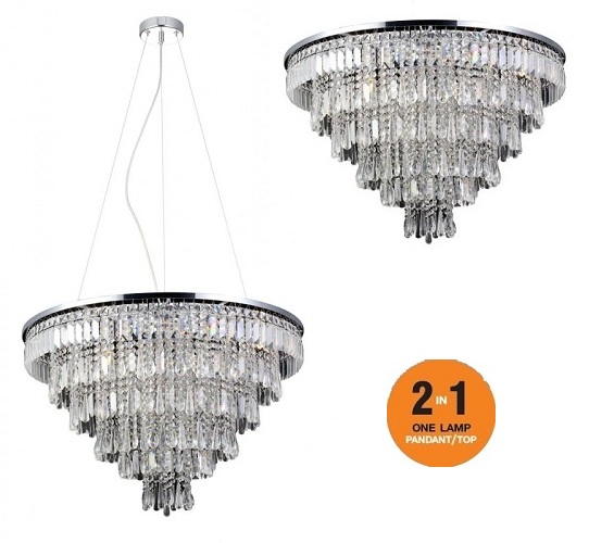 картинка Хрустальные люстры Люстра AZZARDO Kalabria XL AZ2926