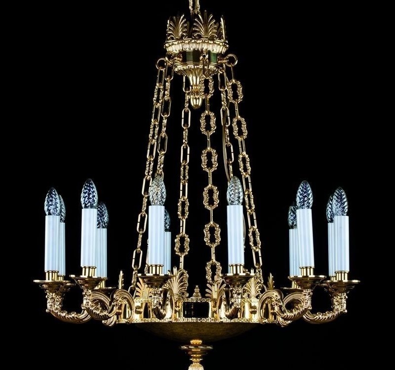 картинка Люстры-свечи Люстра со свечами Artglass EGONA POLISHED