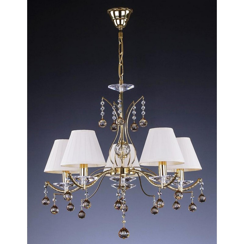 картинка Люстры с абажуром Люстра хрустальная Artglass CHANTAL V. CE - COLOR + CH 041