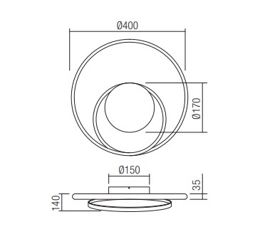 картинка Современные бра Бра REDO 01-1789 TORSION + DIMMABLE