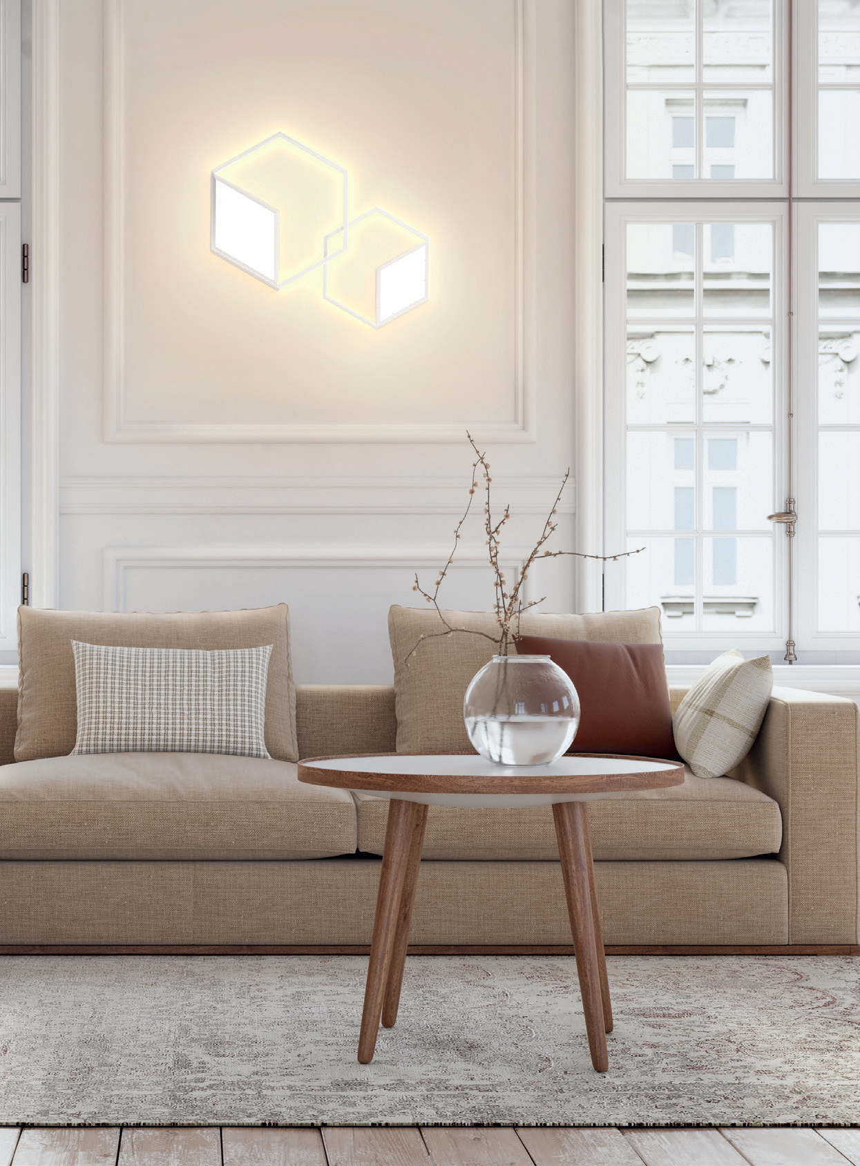 картинка Светодиодные бра Бра MANTRA Kubick 7595 Dimmable