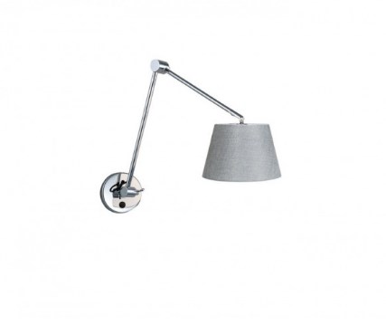 картинка Бра с абажуром Бра Azzardo Adam Wall S MB2299-S WH/SN AZ1843