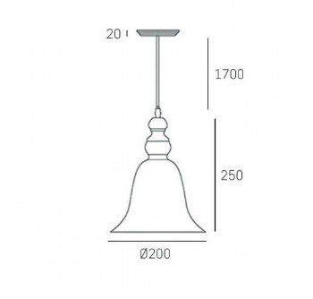 картинка Современные подвесные светильники Подвес COSMOLIGHT PARIS P01789BK