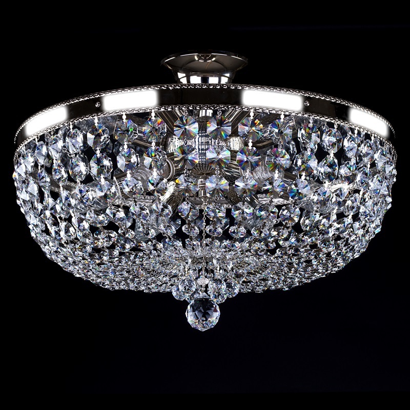 картинка Припотолочные светильники Люстра хрустальная Artglass GERTA DIA 450 NICKEL CE 