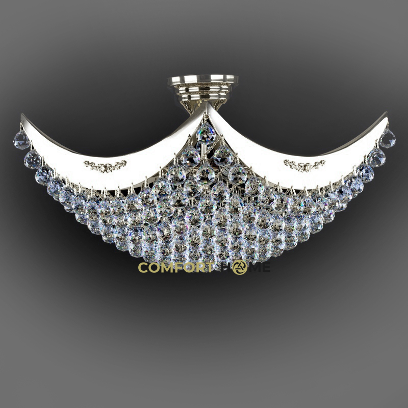картинка Хрустальные люстры Хрустальная люстра ArtGlass FIONA IV. NICKEL CE
