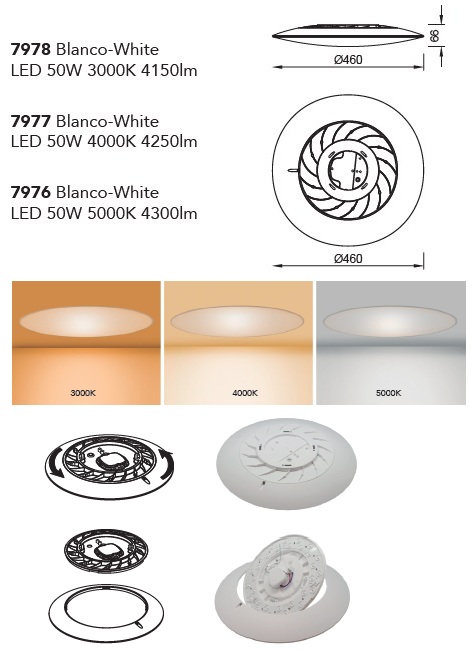 картинка Светодиодные Потолочный светильник MANTRA Slim 7976