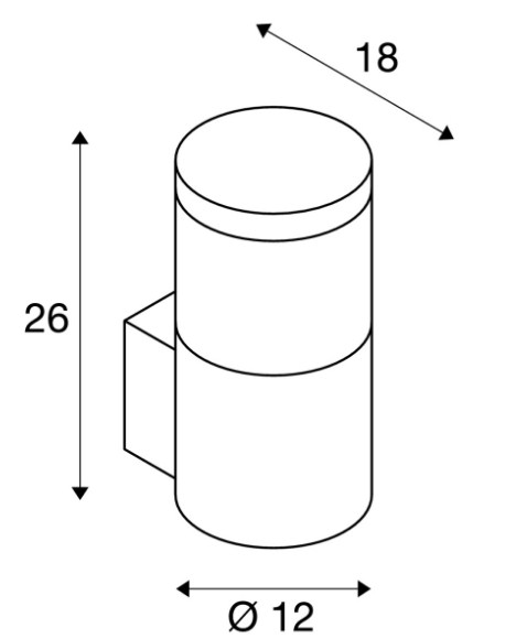 картинка Бра для ванной Бра SLV 231585 F-Pol Wall