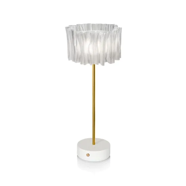 картинка Светодиодные настольные лампы Настольная лампа SLAMP Accordeon ACRT000PRW000BT000EU