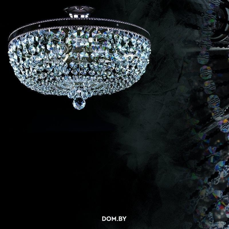 картинка Классические Светильник потолочный хрустальный ArtGlass GERTA DIA 450 POLISHED CE