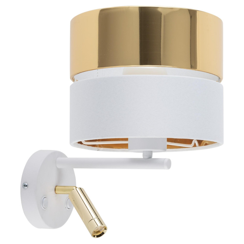 картинка Бра с абажуром TK-Lighting HILTON WHITE/GOLD Бра 2 5361