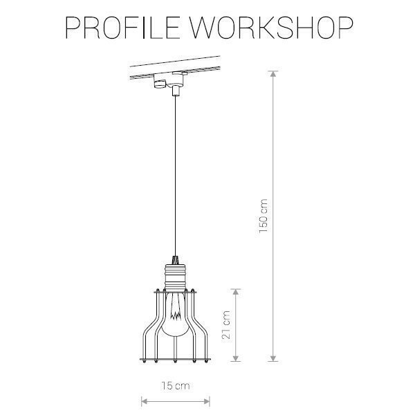 картинка Трековые светильники Трековый светильник Nowodvorski 9427 Profile Workshop