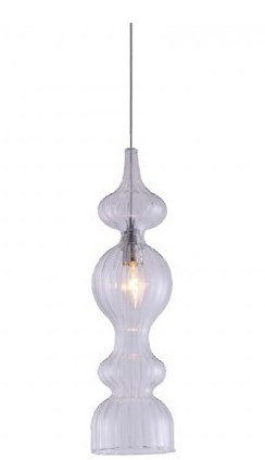 картинка Современные подвесные светильники Подвес Crystal Lux IRIS SP1 A SMOKE