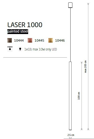 картинка Современные подвесные светильники Подвесной светильник Nowodvorski Laser 1000 10446
