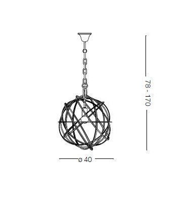 картинка Современные подвесные светильники Подвес Ideal Lux Konse 155968 SP1