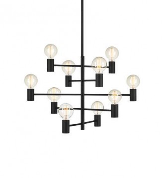 картинка Современные люстры PARIS Люстра Markslojd 10L Black 107187