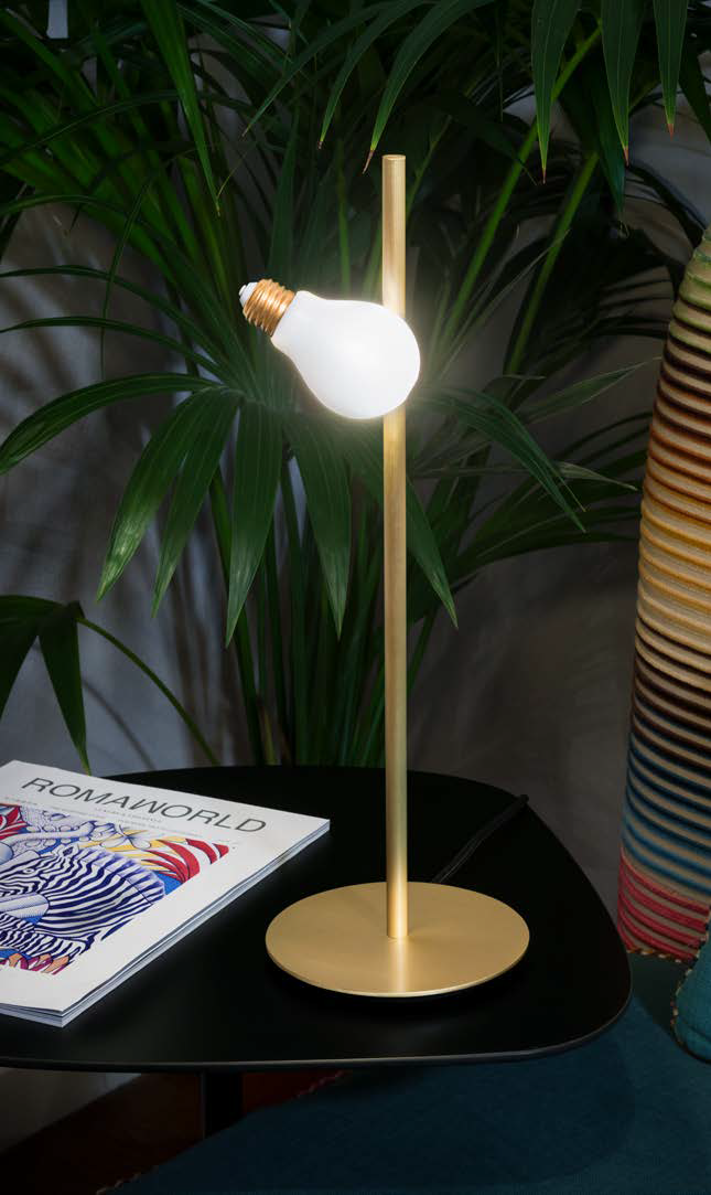 картинка Современные настольные лампы Настольная лампа SLAMP Idea IDETM00BRS00000000EU