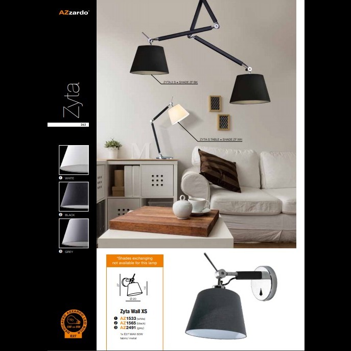 картинка Бра в классическом стиле Бра Azzardo Zyta AZ1533