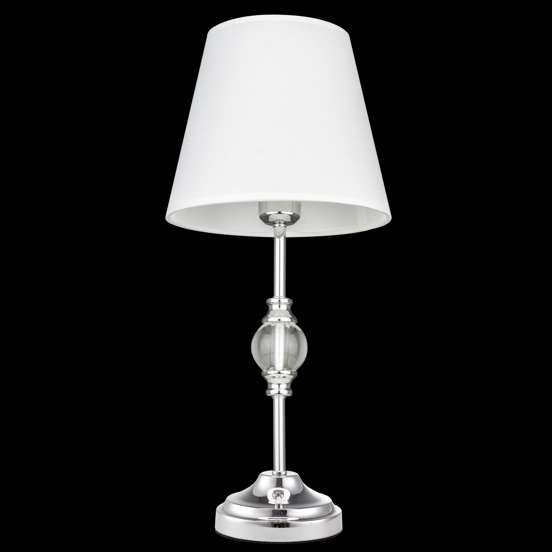 картинка Настольные лампы с абажуром Настольная лампа CosmoLight Monaco T01230CH-WH