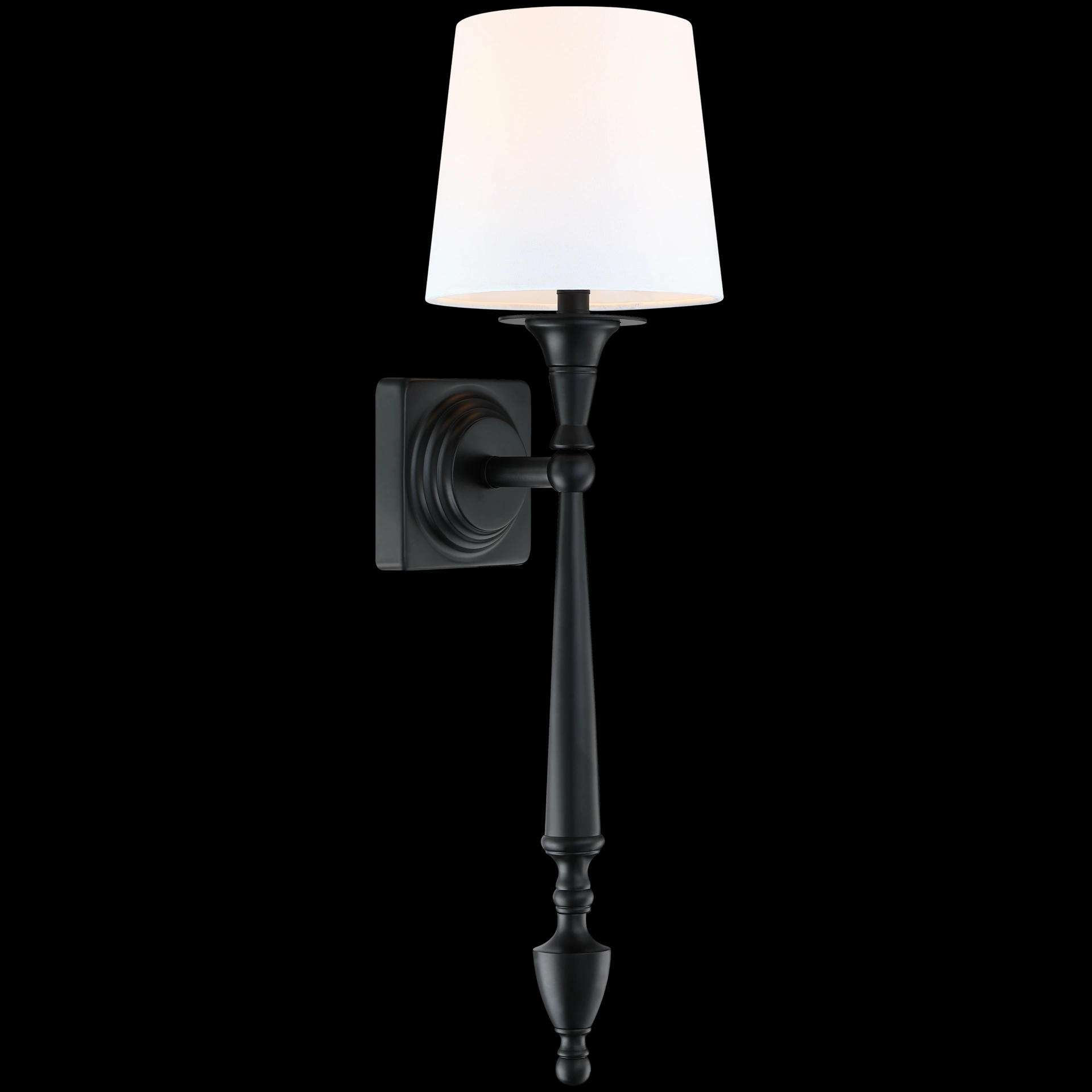 картинка Бра с абажуром Бра CosmoLight Austin W01296BK-WH