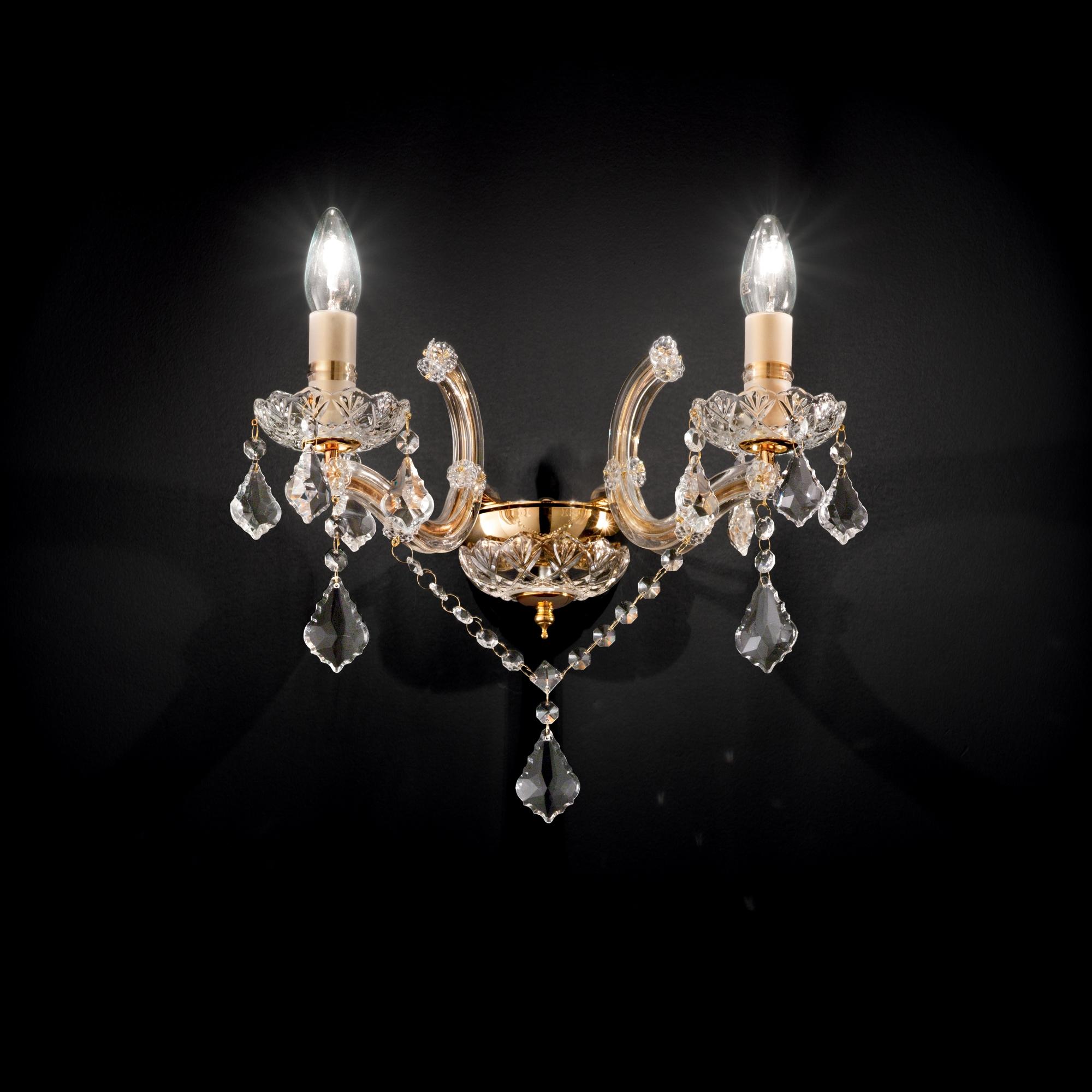 картинка Бра Свечи Бра Ideal Lux FLORIAN AP2 ORO 035659