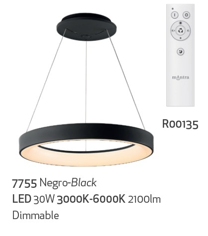 картинка Современные подвесные светильники Подвесной светильник MANTRA Niseko 7755 dimmable