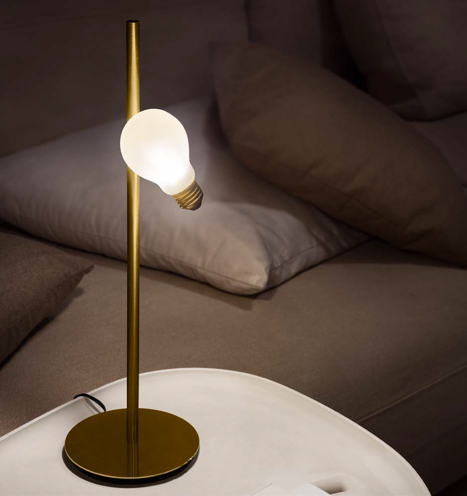картинка Современные настольные лампы Настольная лампа SLAMP Idea IDETM00BRS00000000EU