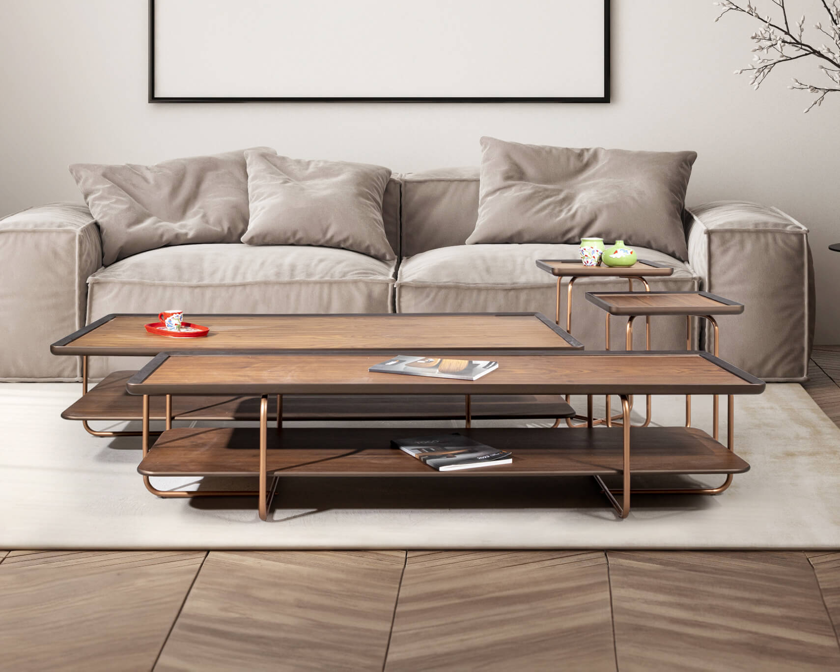 картинка Столики Столик TOGO Firenze SERVICE 2 TABLE