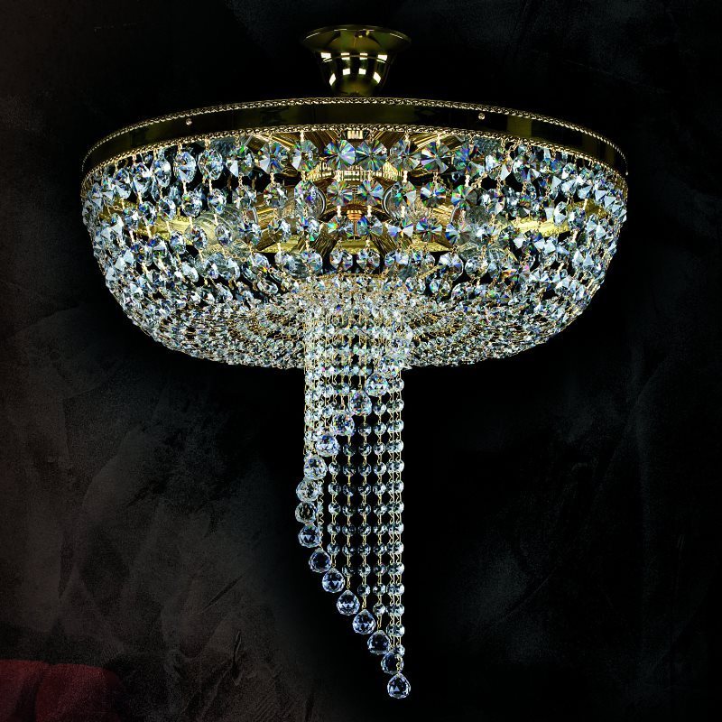 картинка Припотолочные светильники Люстра хрустальная Artglass DOMINGA CE