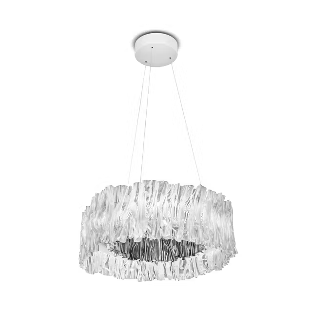 картинка Современные подвесные светильники Подвесной светильник SLAMP Accordeon ACRSM00SLV01T27NMTEU