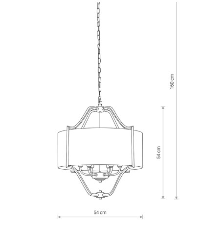 картинка Современные люстры Люстра Nowodvorski NUNTUCET VI 8150