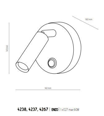 картинка Современные бра Бра TK Lighting Enzo 4237
