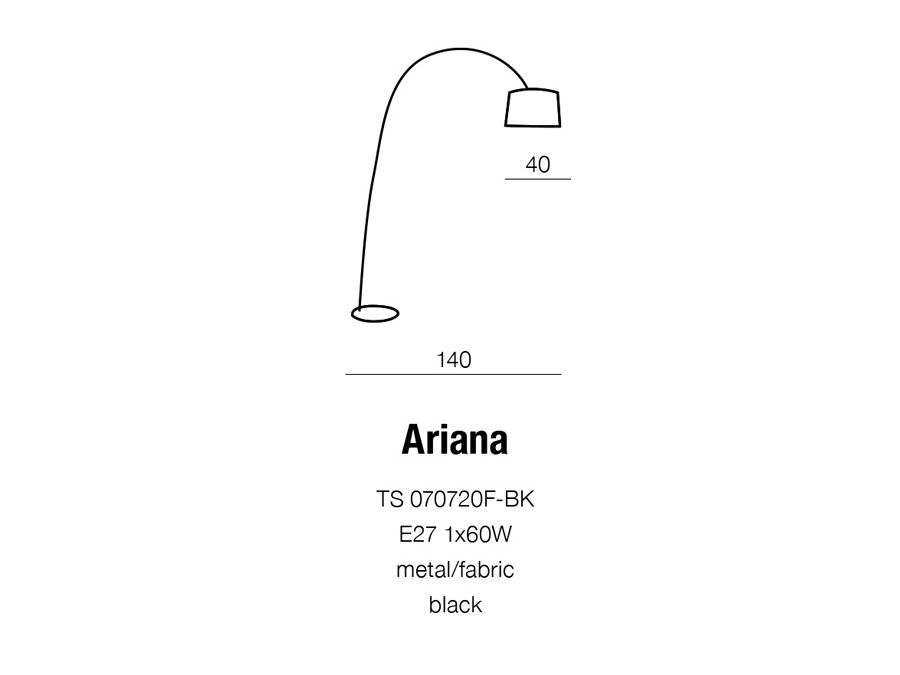 картинка Современные торшеры Торшер Azzardo ARIANA AZ0002