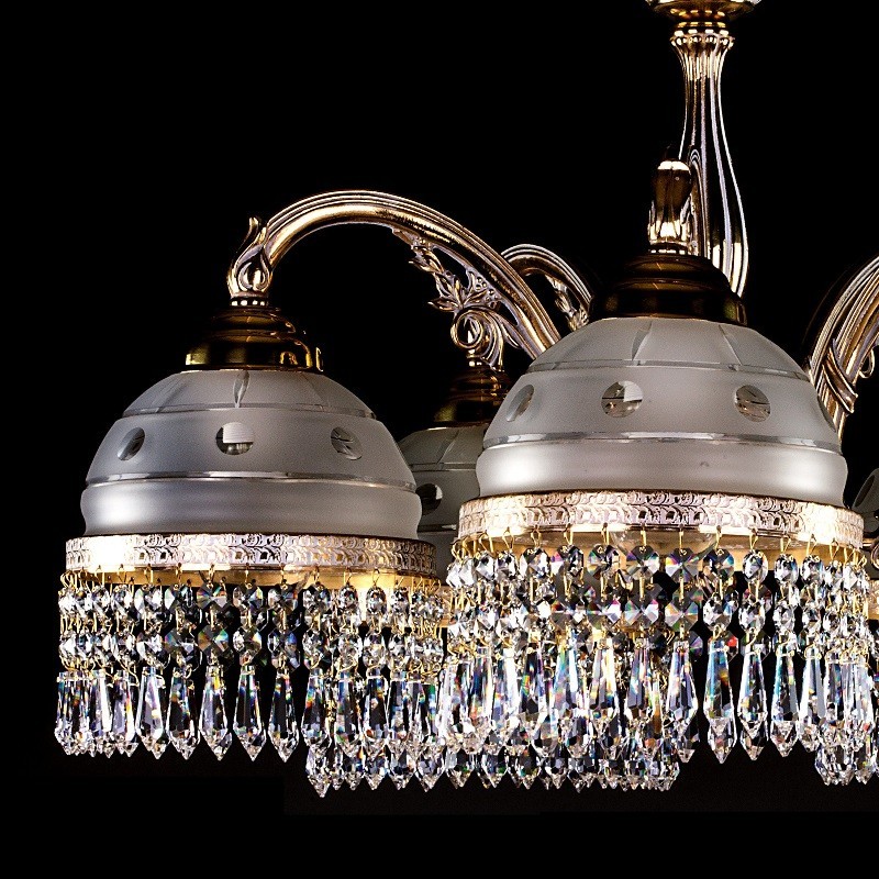 картинка Хрустальные люстры Хрустальная люстра ArtGlass CASSANDRA V. (DARK PATINA, LIGHT PATINA) CE