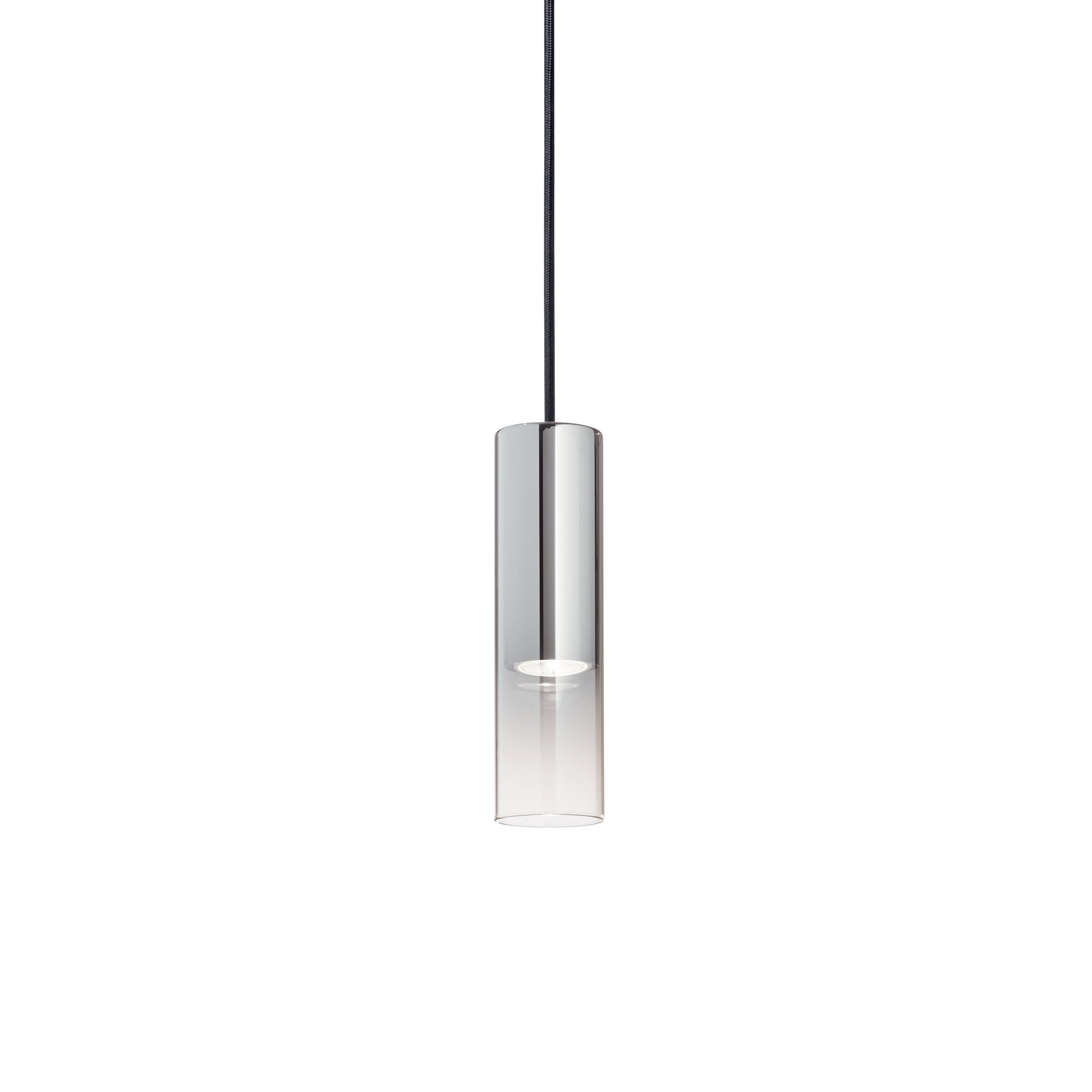 картинка Современные подвесные светильники Подвес Ideal Lux Look 194806 SP1 Small Cromo Sfumato  