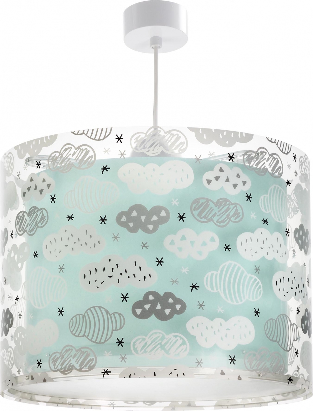 картинка Для детей Люстра Dalber Clouds Green 41412H
