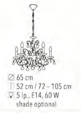картинка Хрустальные люстры Люстра KOLARZ Carmen II 3234.85.3.KoT