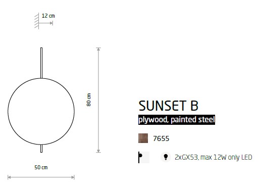 картинка Светодиодные бра Бра Nowodvorski Sunset B 7655