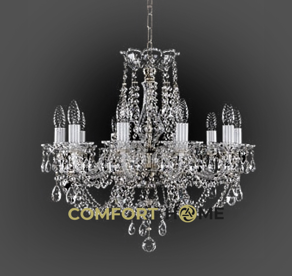 картинка Хрустальные люстры Хрустальная люстра ArtGlass ANJA VIII. NICKEL CE