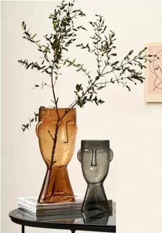 картинка Вазы Ваза Face 0407 grey