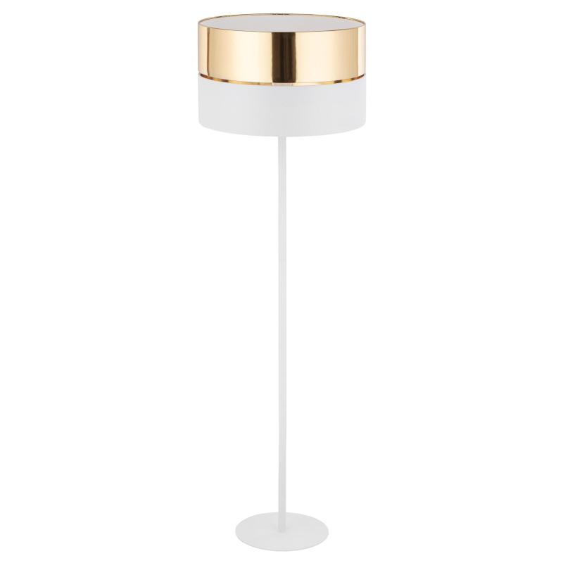 картинка Торшеры с абажуром TK-Lighting HILTON WHITE/GOLD Торшер 5074
