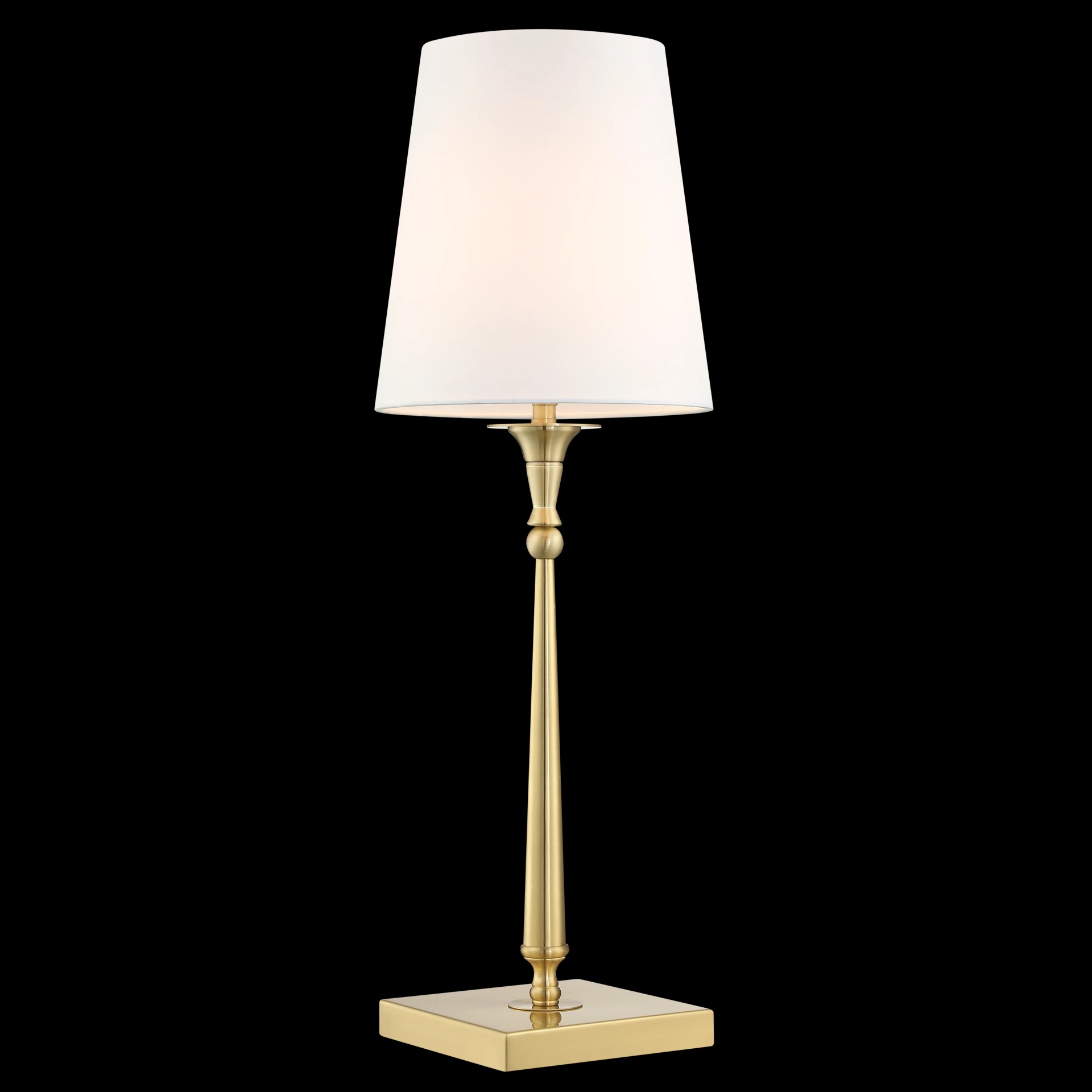 картинка Настольные лампы с абажуром Настольная лампа CosmoLight Austin T01234BR-WH