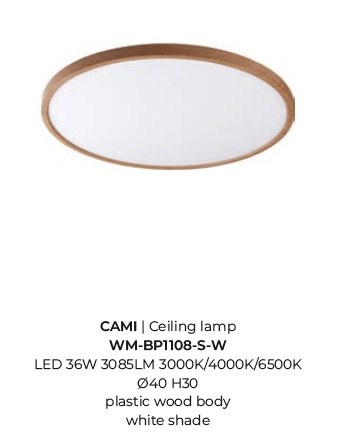 картинка Светодиодные Потолочный светильник ZUMA LINE Cami WM-BP1108-S-W