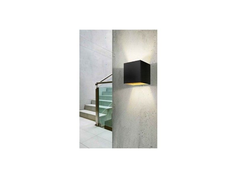 картинка Современные бра Настенный светильник Azzardo Mars Wall GM1109 BLACK/GOLD AZ1052